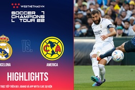 Highlights Real Madrid vs America | Siêu phẩm gọi tên Benzema | Soccer Champions Tour 2022