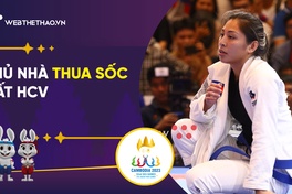 Cô gái vàng Campuchia Jujitsu Jessa Khan thua sốc ở chung kết, mất HCV
