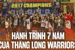 Hành trình 7 năm của Thăng Long Warriors tại VBA
