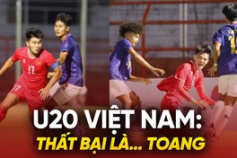 U20 Việt Nam dự vòng loại U20 châu Á 2025: Thất bại là… toang