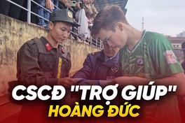 CSCĐ "trợ giúp" Hoàng Đức trước sự phát cuồng của khán giả Huế