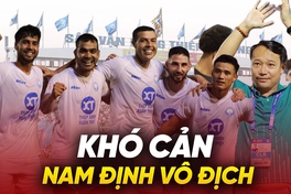 Khó cản Nam Định vô địch V.League 2025