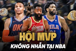 Điểm danh hội MVP "không nhẫn" tại NBA: Siêu sao chưa chắc đã vô địch