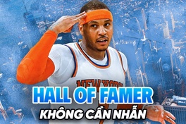 Carmelo Anthony đặt chân vào ngôi đến huyền thoại: Hall-of-Famer không nhẫn vô địch của NBA