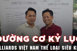 Đường cơ kỷ lục billiards Việt Nam thể loại siêu khó