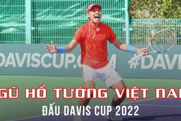 “Ngũ hổ tướng” tennis Việt Nam đấu Davis Cup 2022