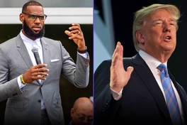 LeBron James bất ngờ bị so sánh với Tổng thống Mỹ Donald Trump