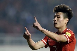 Asian Cup 2019:  Cầu thủ Trung Quốc vẽ tuyệt phẩm "lá vàng rơi" vào lưới ĐT Philippines