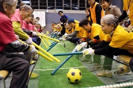 Bóng Que - Môn thể thao "siêu dị" dành cho người già tại Nhật Bản