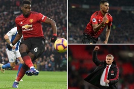 Rashford - Pogba mang về kỷ lục khó tin cho Solsa và những điểm nhấn trận MU - Brighton