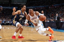 Video Oklahoma City Thunder 122-116 New Orleans Pelicans (NBA ngày 25/1)