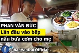 Phan Văn Đức trổ tài vào bếp nấu cơm dịp Tết Kỷ Hợi 2019