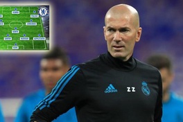Zidane có thể lắp ghép đội hình Chelsea thế nào nếu có 200 triệu bảng mua sắm cầu thủ?