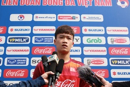 Tân binh U23 Việt Nam bất ngờ khi được giao làm đội phó