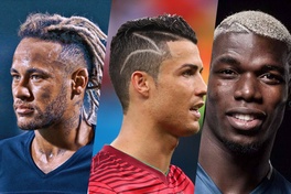 Những kiểu tóc cực ngầu của Ronaldo, Pogba và các sao bóng đá
