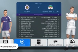 PES V.League 2019 (vòng 16): Hà Nội FC chia điểm đầy kịch tính trước HAGL