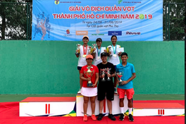 Kết quả Giải quần vợt vô địch TP.HCM 2019: Phú Nhuận nhất toàn đoàn