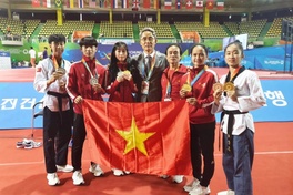 Tuyển Taekwondo Việt Nam liên tiếp đạt huy chương tại Đại hội Võ thuật thế giới Chungju 2019