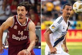 "Chúa của Los Angeles" Zlatan Ibrahimovic có em song sinh chơi bóng rổ chuyên nghiệp?