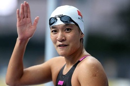 Phần thi của Lê Thị Mỹ Thảo tại lượt 1 vòng loại 100m bơi bướm nữ tại ASIAD 2018