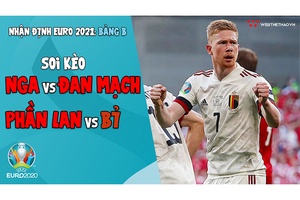 Nhận định EURO 2021| Bảng B: Soi kèo Nga vs Đan Mạch, Soi kèo Phần Lan vs Bỉ