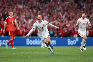 Kết quả Nga vs Đan Mạch: Đan Mạch làm nên điều kỳ diệu