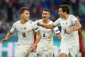 Kết quả tỷ số Bỉ vs Ý hôm nay, bóng đá EURO 2021 