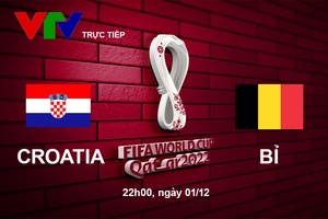 Link xem trực tiếp Croatia vs Bỉ 22h hôm nay, bảng F World Cup 2022