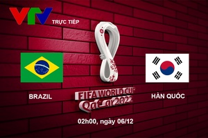 Link xem trực tiếp Brazil vs Hàn Quốc 2h hôm nay, vòng 1/8 World Cup 2022