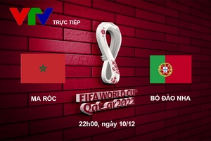 Link xem trực tiếp Ma Rốc vs Bồ Đào Nha 22h hôm nay VTV2, vòng tứ kết World Cup 2022