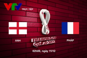 Link xem trực tiếp Anh vs Pháp 2h hôm nay VTV3, VTVGo, vòng tứ kết World Cup 2022