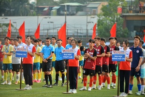 Khai mạc giải bóng đá Thanh Niên Sinh viên Việt Nam khu vực phía Bắc