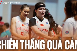 Chiến thắng quả cảm của bóng rổ nữ Việt Nam trước chủ nhà Campuchia SEA Games 32