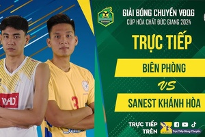 Link trực tiếp Chung Kết giải bóng chuyền VĐQG ngày 1/12: Sanest Khánh Hoà vs Biên Phòng