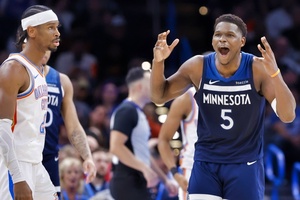 Thắng ngược dòng OKC Thunder từ cách biệt 24 điểm, Minnesota Timberwolves đi vào lịch sử NBA