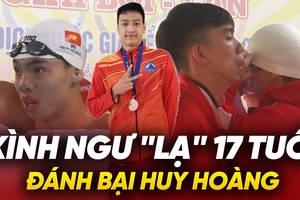 Kịch tính bơi lội: Kình ngư “lạ” 17 tuổi đánh bại Huy Hoàng