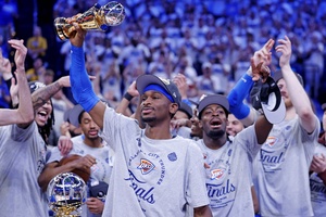 Hạ gục ‘bầy sói” 4-1, Oklahoma City Thunder vô địch miền Tây: Thẳng tiến NBA Finals 2025