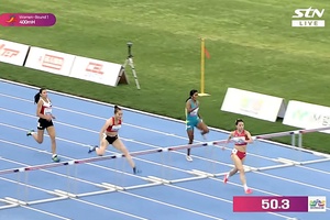 Quách Thị Lan nhẹ nhàng "vượt 400m rào" vào chung kết giải Vô địch điền kinh châu Á 2025