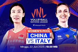 Link trực tiếp giải bóng chuyền VNL 2025 hôm nay: Trung Quốc vs Ý