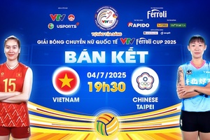 Link trực tiếp Bán kết bóng chuyền VTV Cup hôm nay 4/7: Việt Nam vs Đài Bắc Trung Hoa