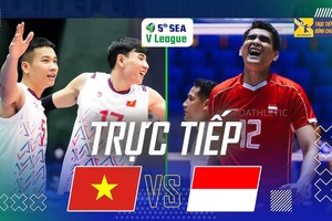 Link trực tiếp bóng chuyền nam SEA V.League hôm nay 17/7: Việt Nam vs Indonesia