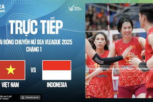 Link trực tiếp bóng chuyền nữ SEA V.League hôm nay 1/8: Việt Nam vs Indonesia