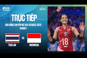 Link trực tiếp bóng chuyền nữ SEA V.League hôm nay 2/8: Thái Lan vs Indonesia