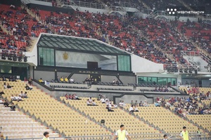 Cực sốc với số lượng khán giả đến sân xem U22 Thái Lan ở SEA Games 33