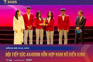 Đội hình chạy tiếp sức 4x400m hỗn hợp nam nữ lên ngôi ở Cúp Chiến thắng 2025 sau "màn trả nợ ngọt ngào"