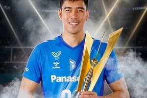 Bryan Bagunas đi vào lịch sử bóng chuyền Philippines sau chức vô địch SV.League