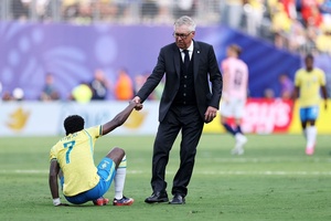Truyền thông Brazil chỉ trích gay gắt Endrick và Ancelotti sau khi bị Na Uy loại