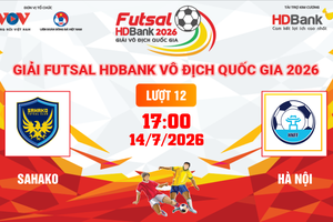 Link xem trực tiếp futsal HDBank VĐQG 2026: Sahako vs Hà Nội