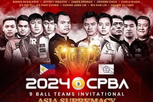 Lịch thi đấu billiards CPBA 9-ball Teams Invitational - Asia Supremacy năm 2024 mới nhất ngày 28/05