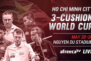 Lịch thi đấu billiards carom 3 băng TPHCM World Cup năm 2024 mới nhất ngày 21/05